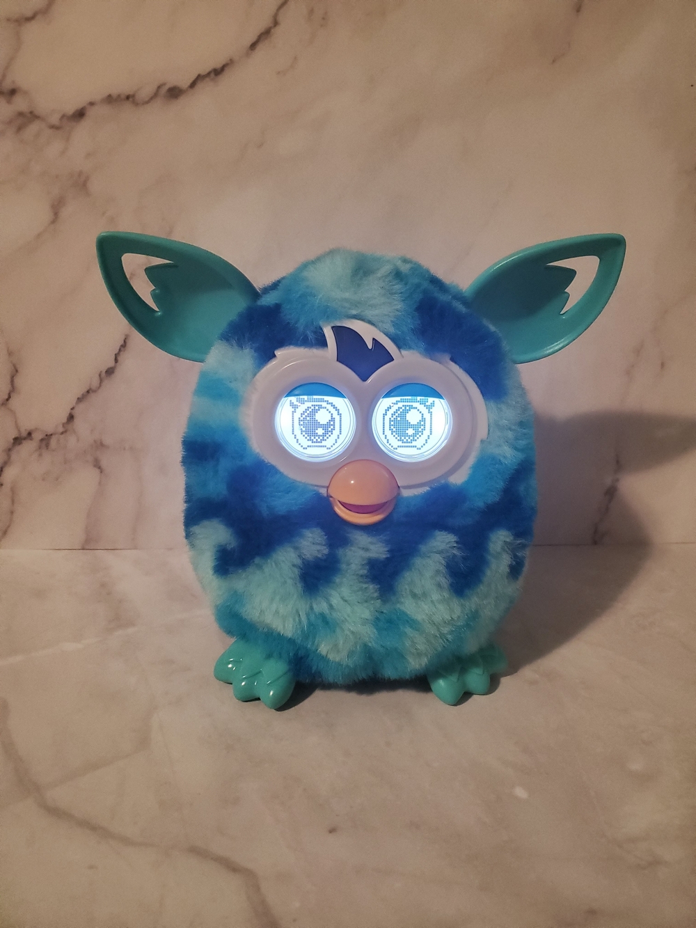 Blue Furby 2012 with Light Up Eyes Hasbro Interactive Toy